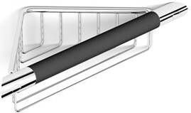 Royal Plaza Zelkova hoekkorf met wandgreep zwart chroom 64450