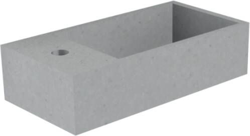 Royal Plaza Merlot fontein 36x18cm kraangat links quartz beton