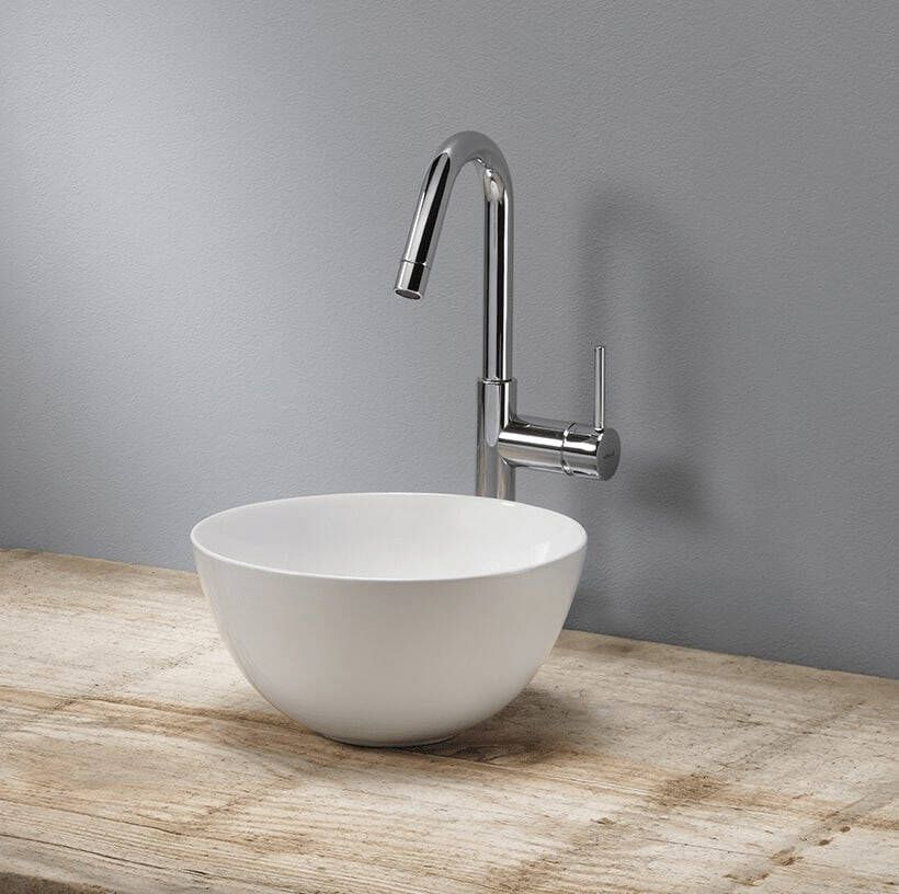 Royal Plaza Legato waskom 24x24x12cm rond zonder overloop wit 21009