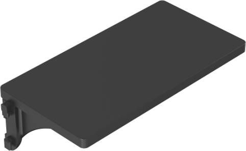 Sub 66 accessoire plateau 26x12x1cm mat zwart mat zwart
