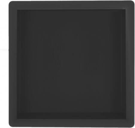 Sub inbouwnis 30 x 30 x 7 cm mat zwart