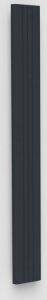 Sub Pluto designradiator 22 5x200cm 790watt mat zwart mat zwart