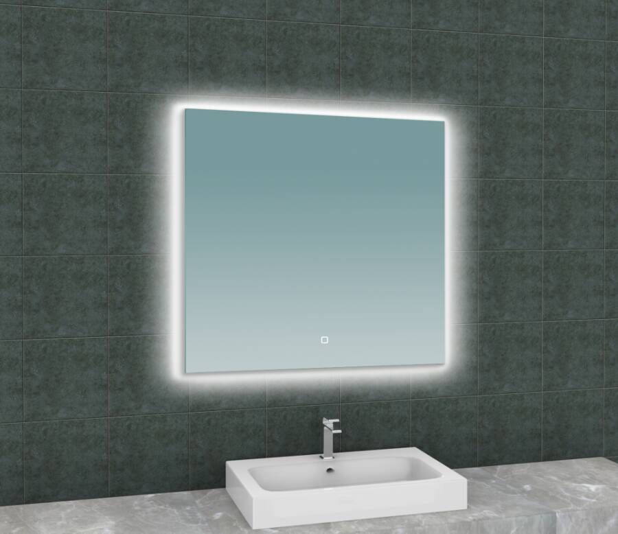 Wiesbaden Badkamerspiegel Soulspiegel Rechthoek 140x80cm Geintegreerde LED Verlichting Verwarming Anti Condens Lichtschakelaar Dimbaar - Foto 3