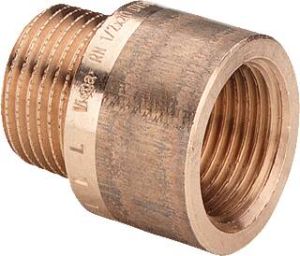 Viega kraanverlengstuk 3525 brons 3 4" binnendraadxbu dr verlenging 25mm