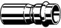 VIEGA Profipress rechte koppeling insteekverloop 35mm x 28mm koper(insteek x pers ) - Thumbnail 2