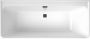 Villeroy & Boch Collaro kunststof inbouw duobad acryl wandmodel hoekuitvoering links zonder poten 180 x 80 x 47 cm mat zwart wit alpin - Thumbnail 3