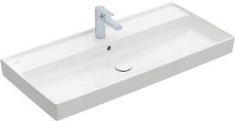 Villeroy & Boch Collaro meubelwastafel 80x47cm m. overloop m. 1 kraangat wit