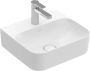 Villeroy & Boch Finion fontein 1 kraangat 43x39cm ceramic+ zonder overloop stone white 436443RW - Thumbnail 2