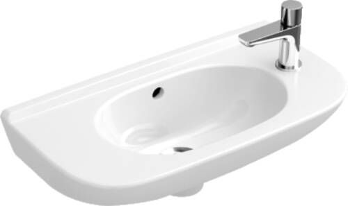 Villeroy & Boch O.novo fontein 50x25 kraangat li.m overl.plus wit