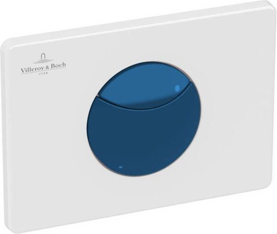 Villeroy & Boch O.novo Kids bedieningsplaat E100 kunststof DF 20.5x14.5cm ocean blue 9223749A