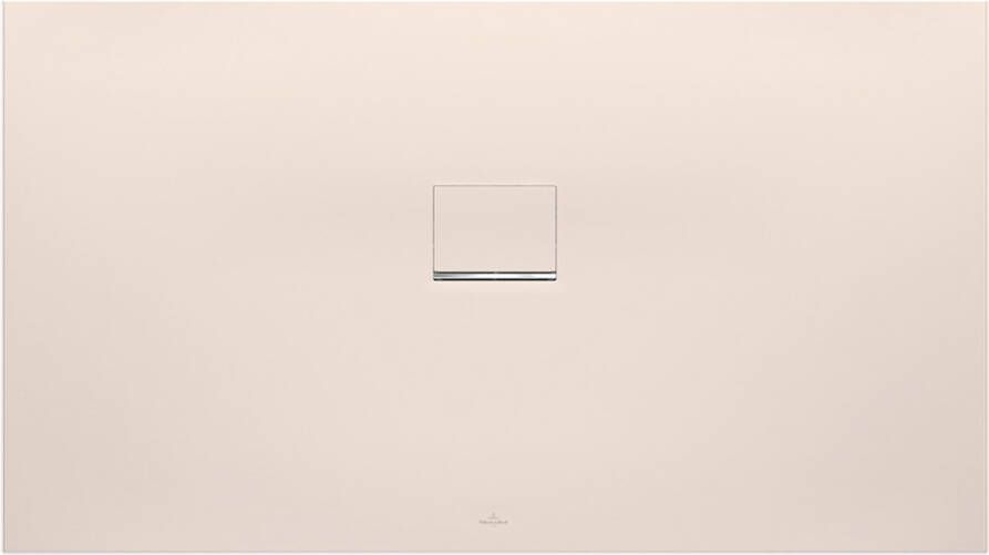 Villeroy & Boch Squaro infinity douchebak 120x80x4cm creme udq1280sqi2v-2s