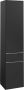 Villeroy & Boch Subway 3.0 badkamerkast 40x35x170cm met 2 linksdraaiende softclose deuren 1 lade opbouw met aluminium glanzende greep spaanplaat volcano black c59000vl - Thumbnail 2