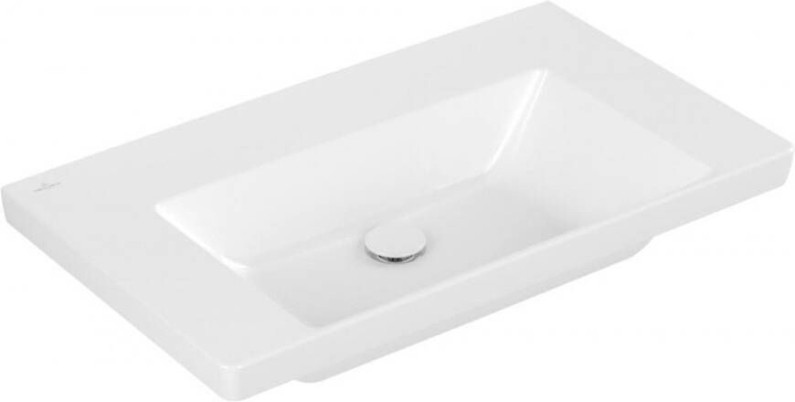 Villeroy & Boch Subway 3.0 Meubelwastafel 800 x 470 x 165 mm Stone White CeramicPlus zonder overloop ongeslepen