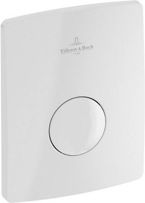 Villeroy & Boch Viconnect urinoir afdekplaat handbediend 12.6x16.2cm chroom edelmat