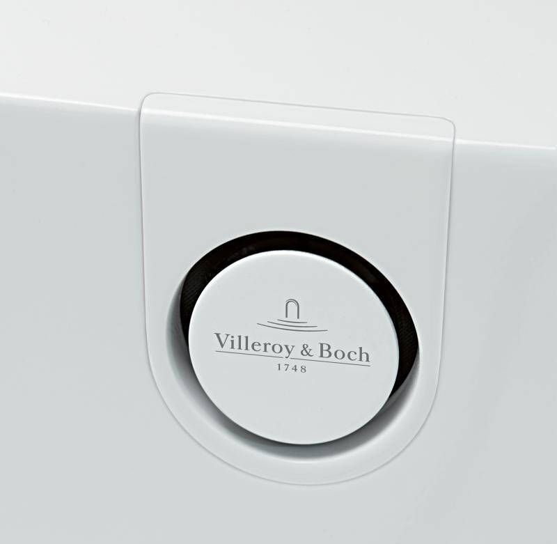 Villeroy & Boch badwaste met toevoer voor oberon 2.0 black matt UPCON0136-33 - Foto 2