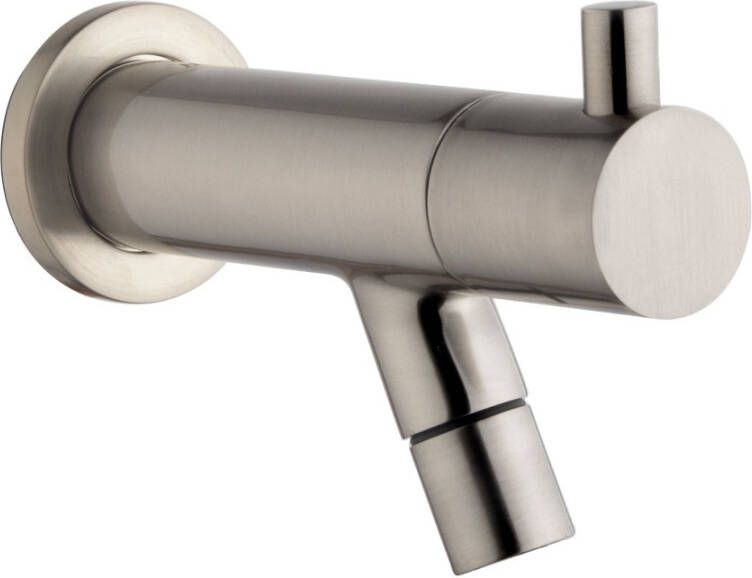 Wiesbaden Amador fonteinkraan met muurbevestiging Kiwa 1 2&apos;&apos; geborsteld staal 22.3723 - Foto 6