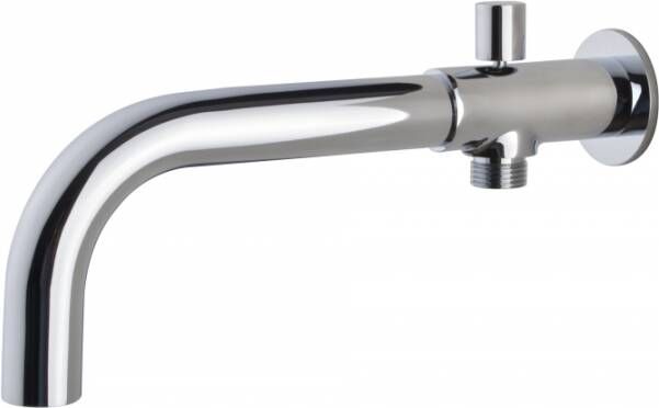 Wiesbaden Caral inbouw uitloop met omstelknop 23 cm messing chroom - Foto 2