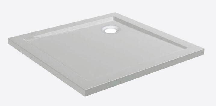 Wiesbaden Douchebak Compo | 90x90x4 cm | SMC | Excl.Afvoer | Vierkant | Wit glans - Foto 3