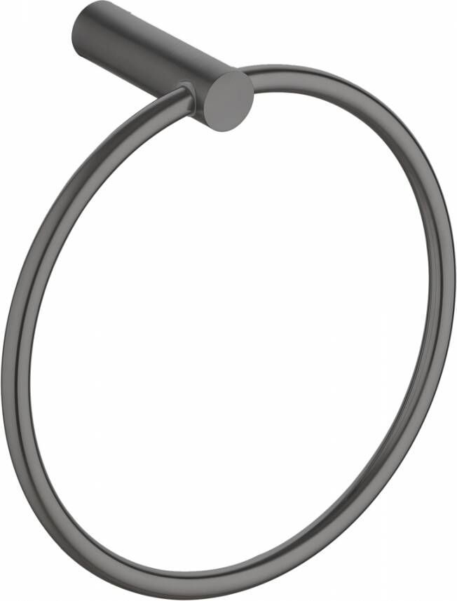 Wiesbaden Sanifun Ida handdoekring Gunmetal.