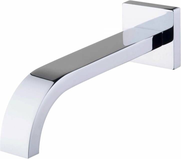 Wiesbaden Badkraan Inbouw Uitloop Vierkant Glans Chroom 20cm 1 2 - Foto 2