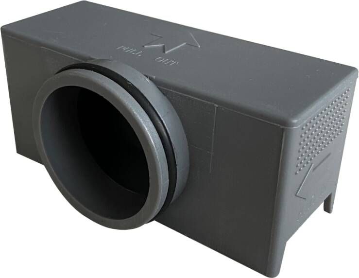 Korver Holland Wiesbaden inzetstuk voor sifon douchegoot kunststof grijs nieuw design