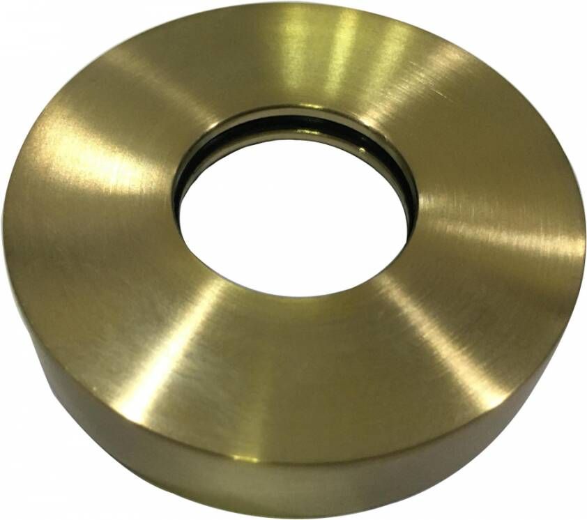 Wiesbaden Losse rozet tbv luxe douche arm rond muurbev. geborsteld messing 29.5882