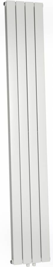 Wiesbaden Designradiator Millennium Dubbel 200x30cm 974 Watt Mat Wit Zijaansluiting - Foto 1