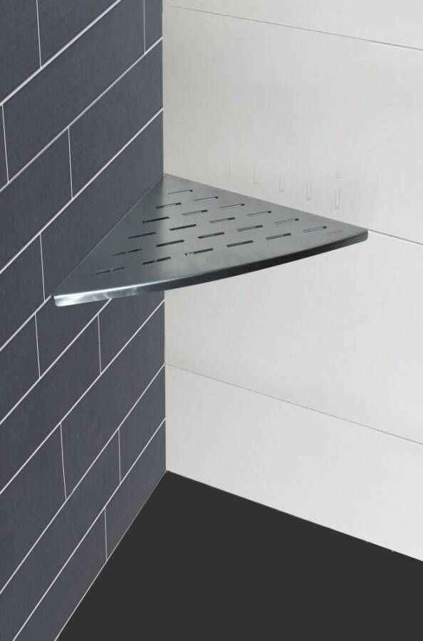 Wiesbaden InWall hoekplanchet 29x29 RVS 33.4190