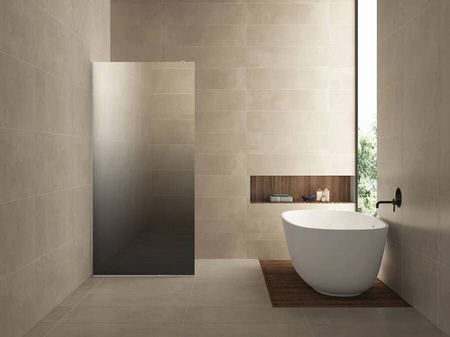 Wiesbaden Slim glasplaat spiegelrook- naar helder glas 1200x2000 8mm nano 20.3592 - Foto 2