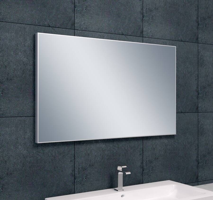 Xellanz Serra spiegel rechthoek met lijst 100 x 60 x 2 1 cm aluminium 38.3752
