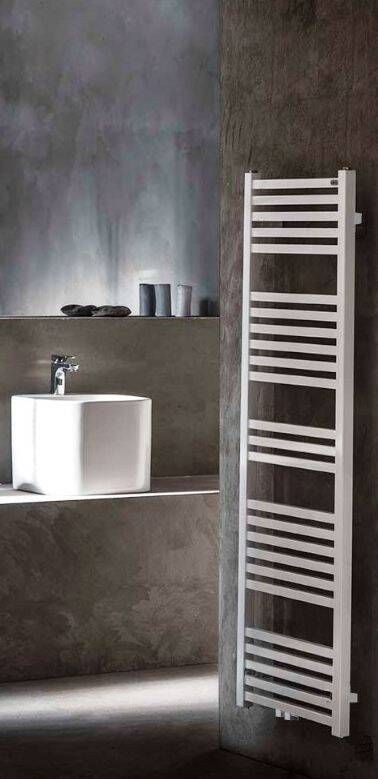 Wiesbaden Designradiator Tower 182x60cm 1098 Watt Glans Wit Middenonderaansluiting - Foto 2