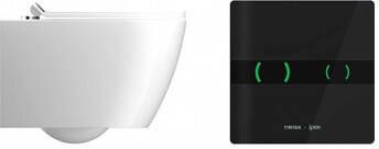 Ipee Wandcloset T5 230V Premium Rimless Incl Softclose Zitting Infrarood Sensor Zwart Wit - Foto 2