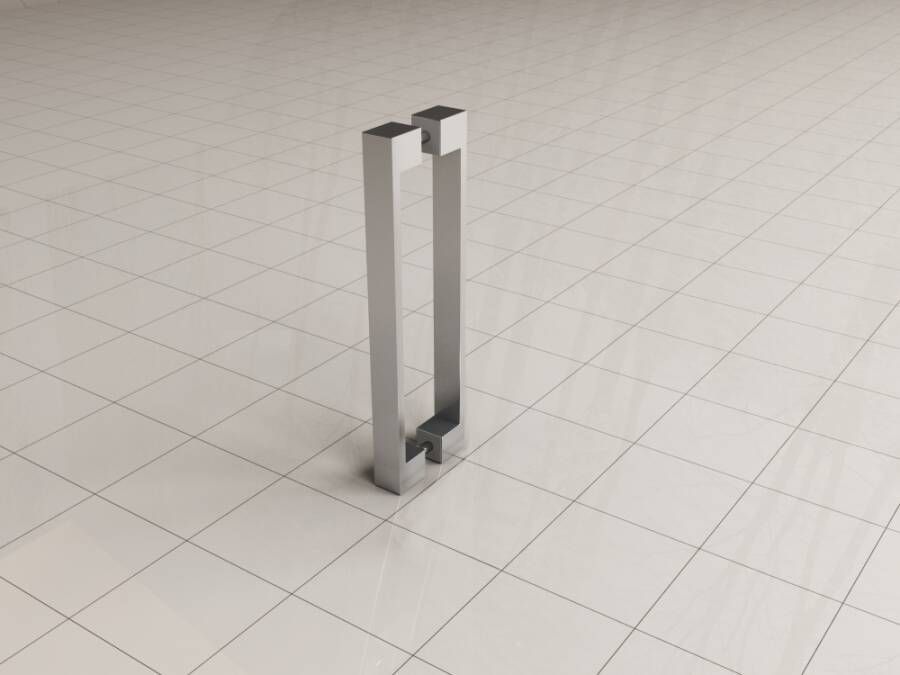 Wiesbaden Deurgreep type 6 | Universeel | 22.5 cm | Chroom