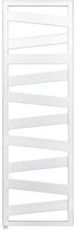 Zehnder Ribbon elektrische handdoekradiator 126.6xcm 230 volt | 50 Hz Staal Wit glans RB130050GD - Foto 2