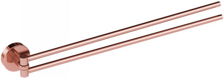 Allibert Handdoekhouder Coperblink Twee Draaibare Stangen Hangend Glanzend Koper