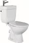 Allibert duoblok toiletset 81x65x36.5cm inclusief porseleinen fontein met kraan en afvoer keramiek wit 821234 - Thumbnail 2