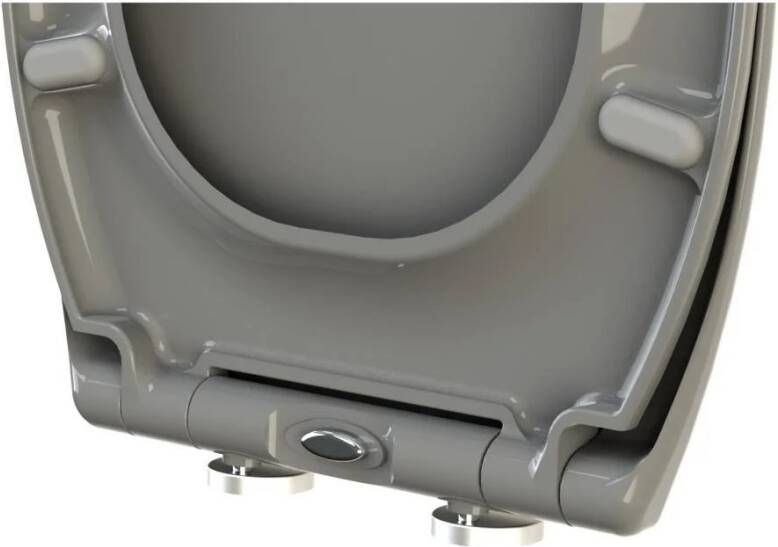 Allibert Toiletzitting Fally 37 5x44 8x5 2 Antraciet Grijs Soft-Close
