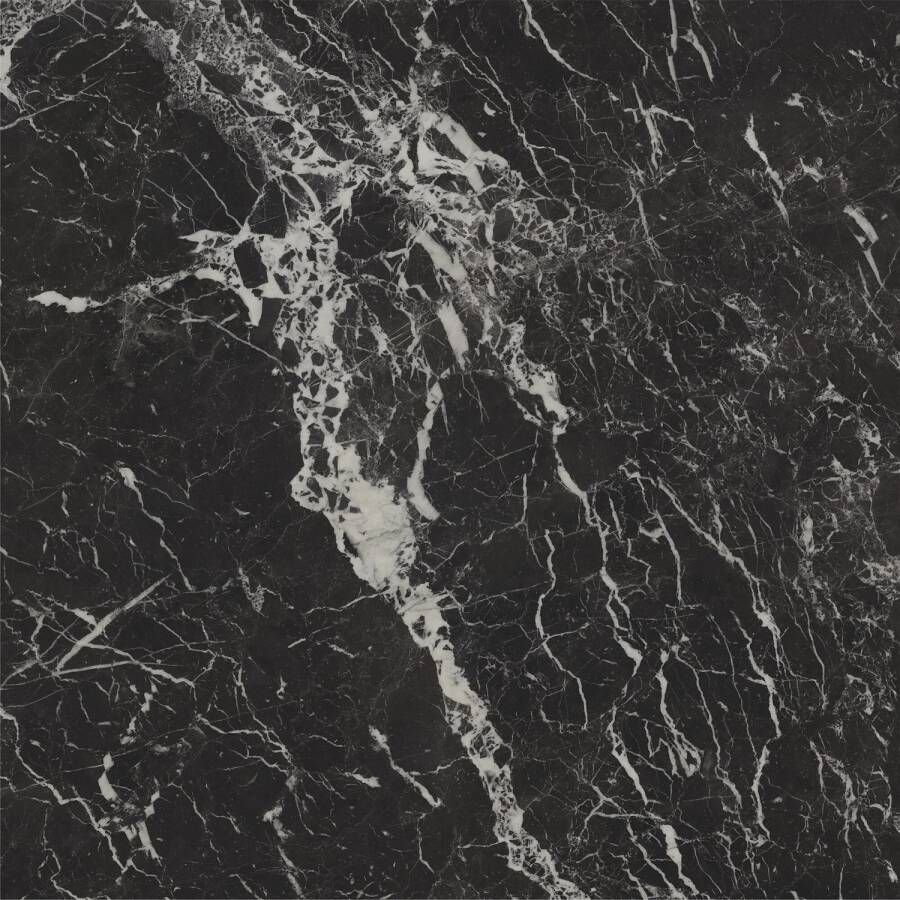 Ape Grupo Vloertegel Black Hispania 120x120 cm Gepolijst Zwart Marmerlook