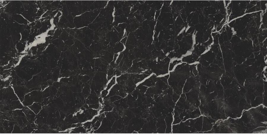 Ape Grupo Vloertegel Black Hispania 60x120 cm Gepolijst Zwart Marmerlook