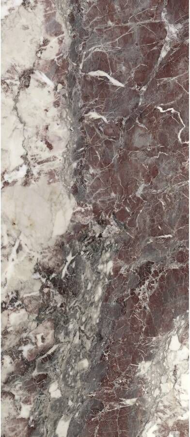 Ape Grupo Wandtegel Breccia Viola 120x278 cm Gepolijst Rood Marmerlook Wandtegel Breccia Viola 120x278 cm Gepolijst Rood Marmerlook (prijs Per