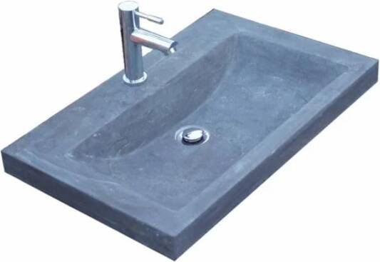 Aqua Royal Hardsteen Wastafel Compact Stone 60X38X5 cm Zonder Kraangat