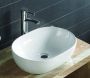 Sanilux Waskom Milano Keramiek 48x35x14cm Ovaal wit (exclusief waste) - Thumbnail 2