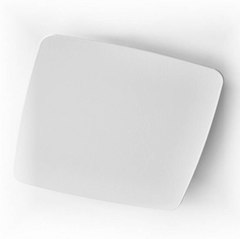 Boss & Wessing Afvoerventiel Design BWS Ventilatie Afgerond Vierkant 12.5cm Wit