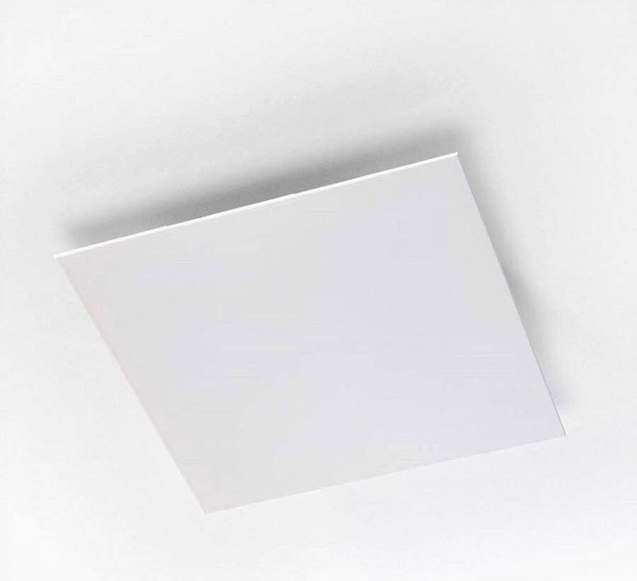 Boss & Wessing Afvoerventiel Design BWS Ventilatie Vierkant 12.5cm Groot Wit