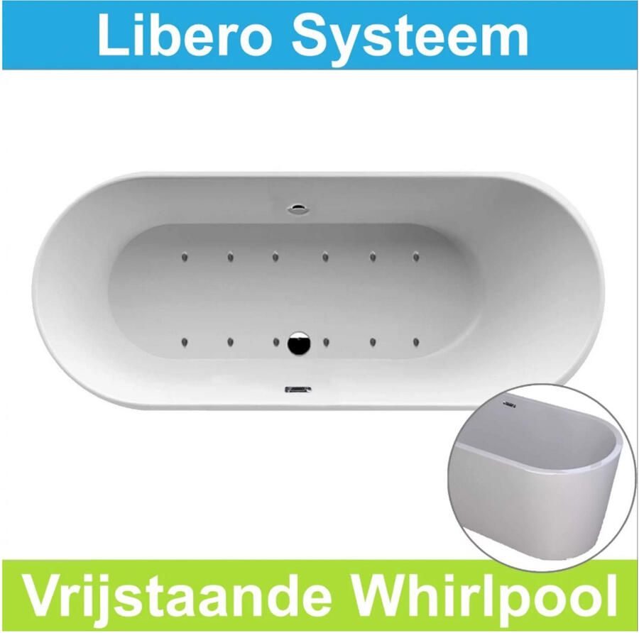 Aqua Splash Whirlpool Libero 178x80 cm Luchtsysteem
