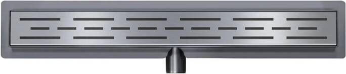 Boss & Wessing BWS Douchegoot Flens Met Uitneembare Haarfilter 100x7x6.7 cm Gunmetal