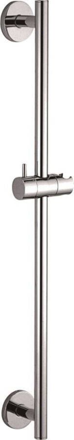 Aqua Splash Chroom Messing Glijstang+Glijstuk Rond 650 mm Standaard