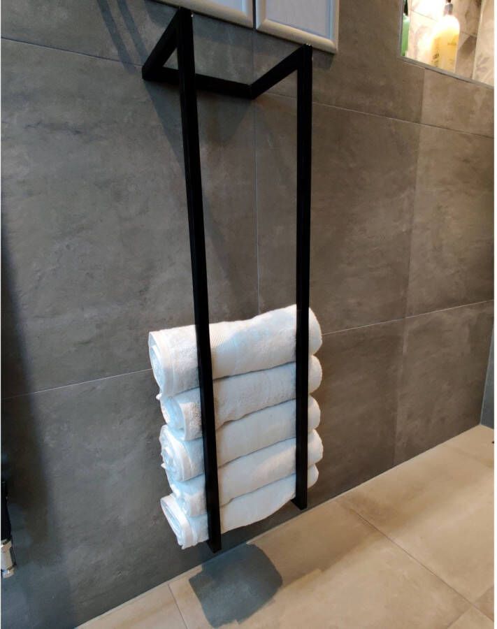 Boss & Wessing BWS Handdoekenrek Industrieel | 95x25x20cm | Zwart