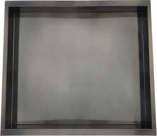 Boss & wessing BWS Inbouwnis | 30x30x7cm | RVS Black Chrome