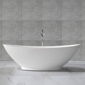Aqua Splash Vrijstaand Bad Solid Surface 186X82X59 cm